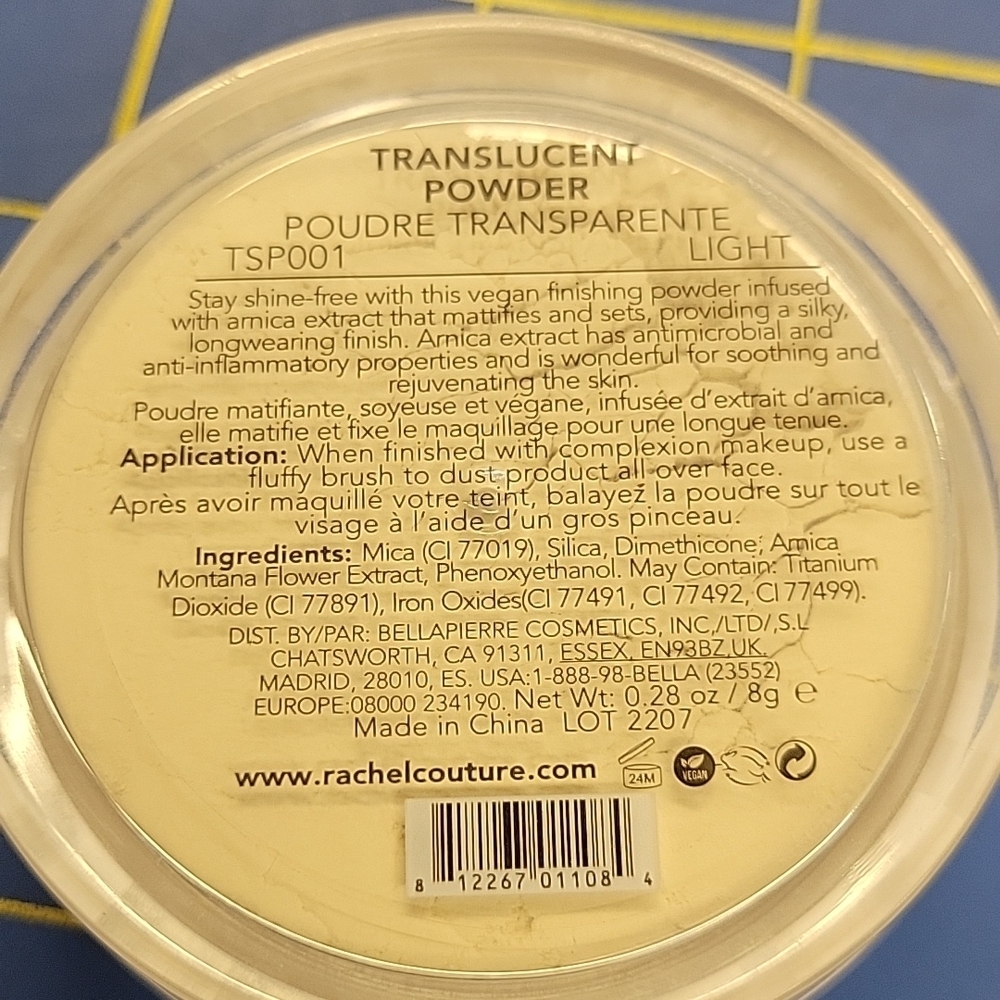 Rachel Couture Translucent Powder Light - Picture 4 of 5